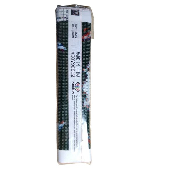 Diamond Painting Kit 12 x 8 inches Skull With Wings & Motorcycle Design DIY Craf - Picture 5 of 5